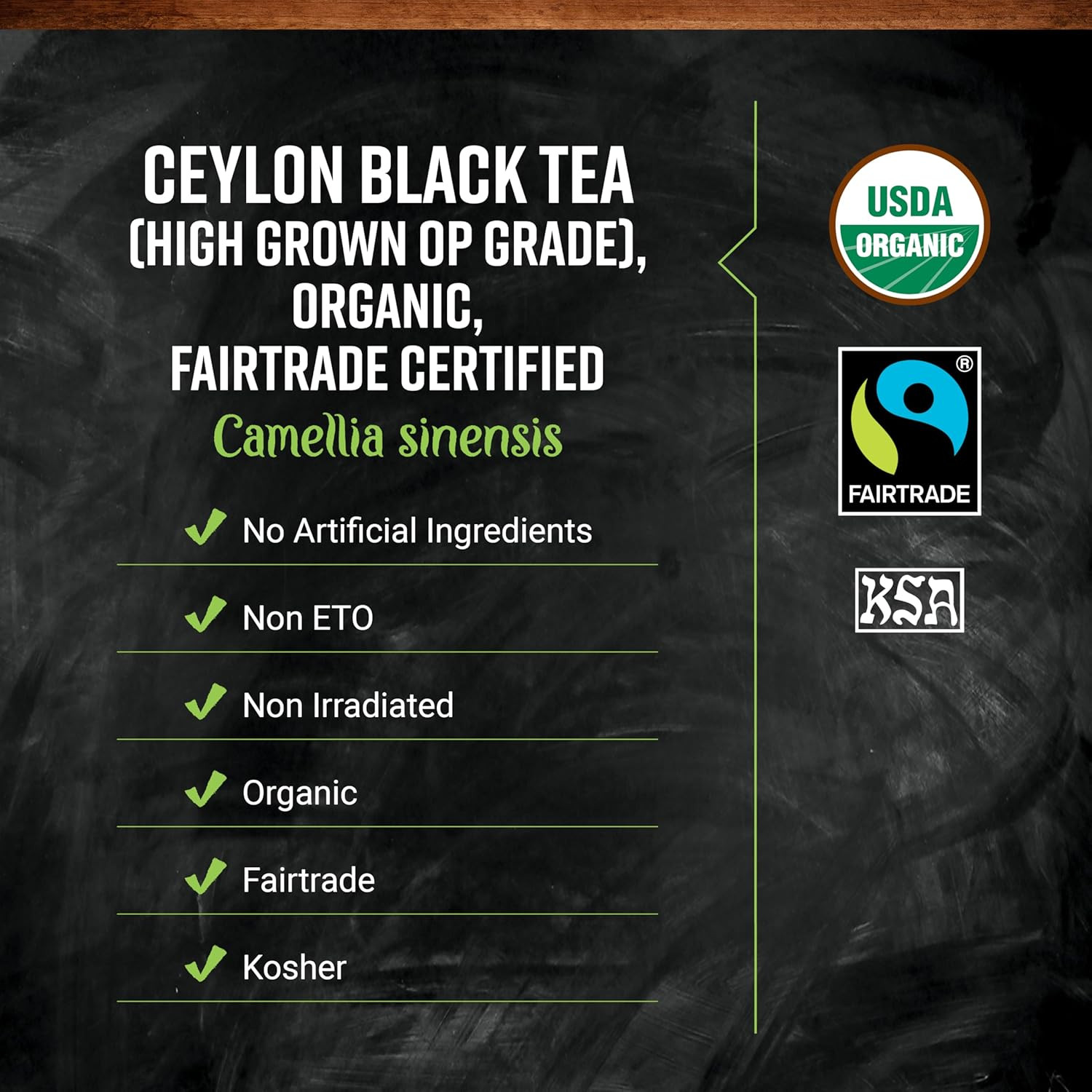 Frontier Co-Op Organic Ceylon Black Tea, 1-Pound Bulk, High-Grown Orange Pekoe,