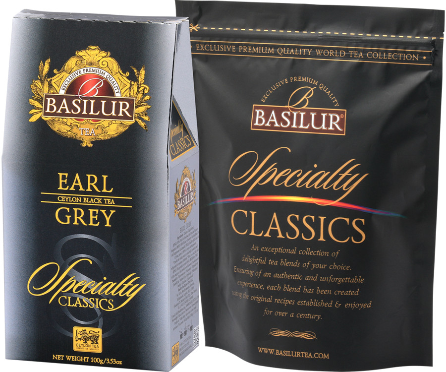 Basilur Ceylon tea specialty classic earl grey 100g (3.52oz) (Pack of 2)