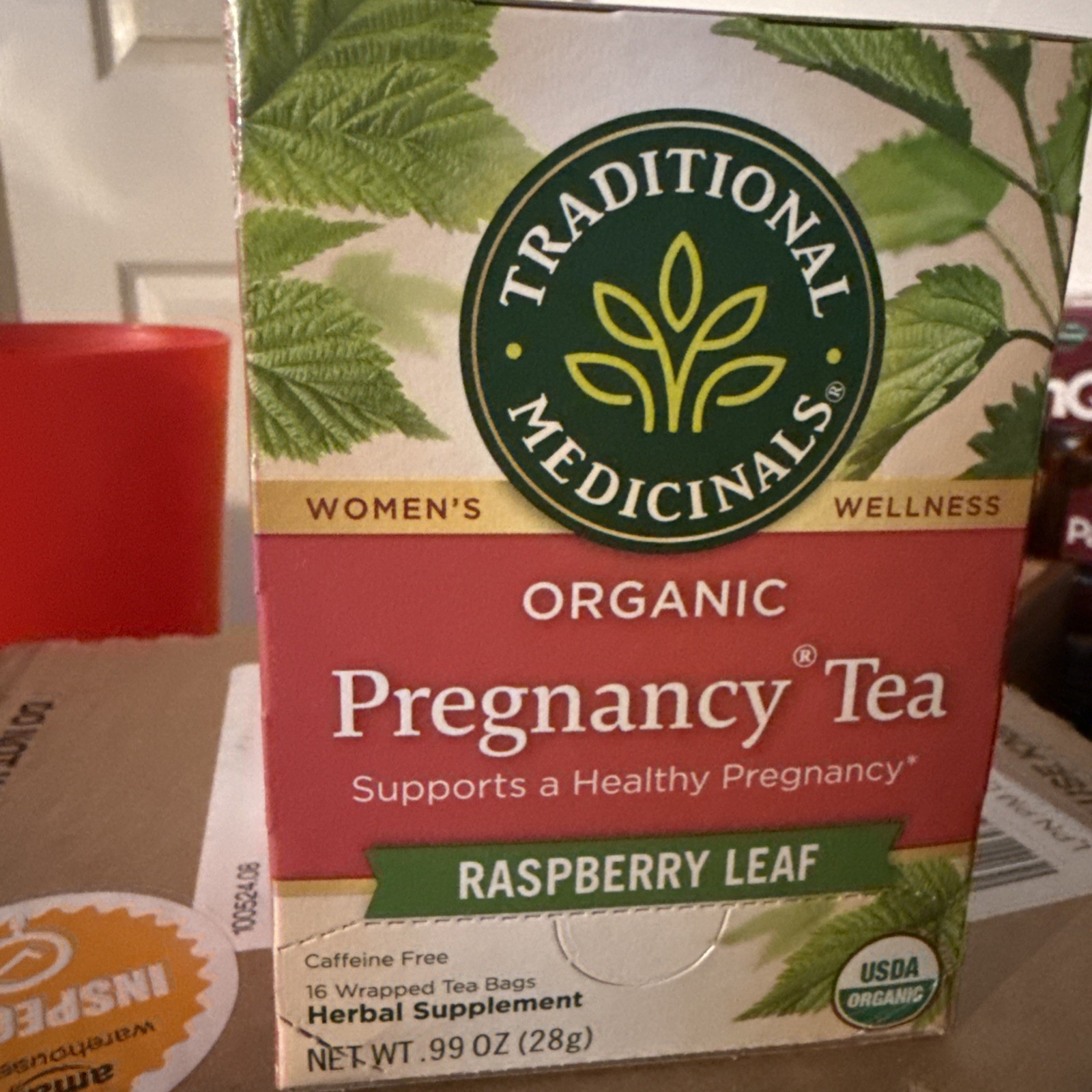 Traditional Medicinals Organic Pregnancy Tea Lot Of 6 Boxes 96 Bags! Exp 03/28
