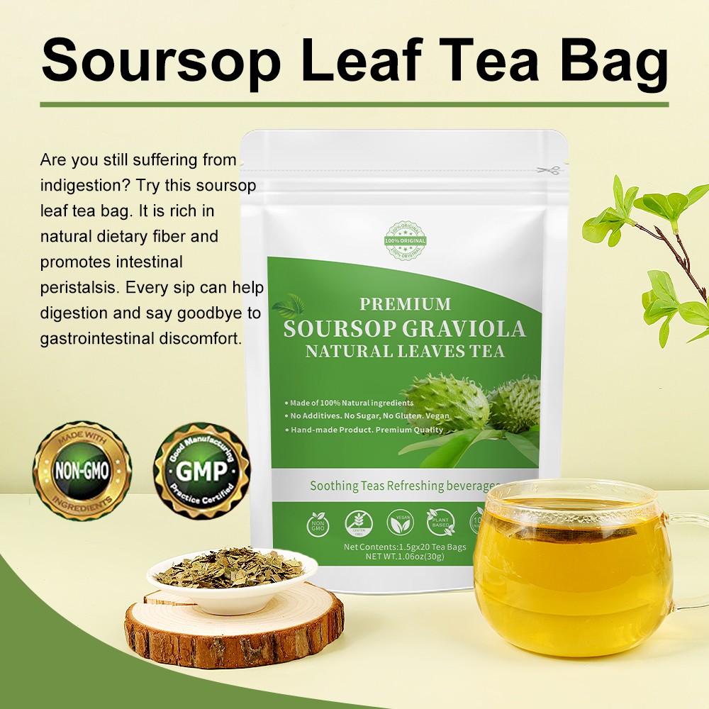 Soursop leaf 30g – regulate immunity, promote digestion, anti-inflammatory