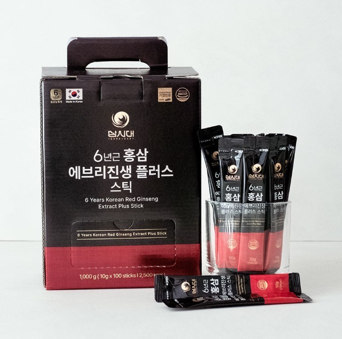 Korean 6 Year Every Ginseng Plus Stick 10ml x 100 stick (1000g)-Korea Ginseng