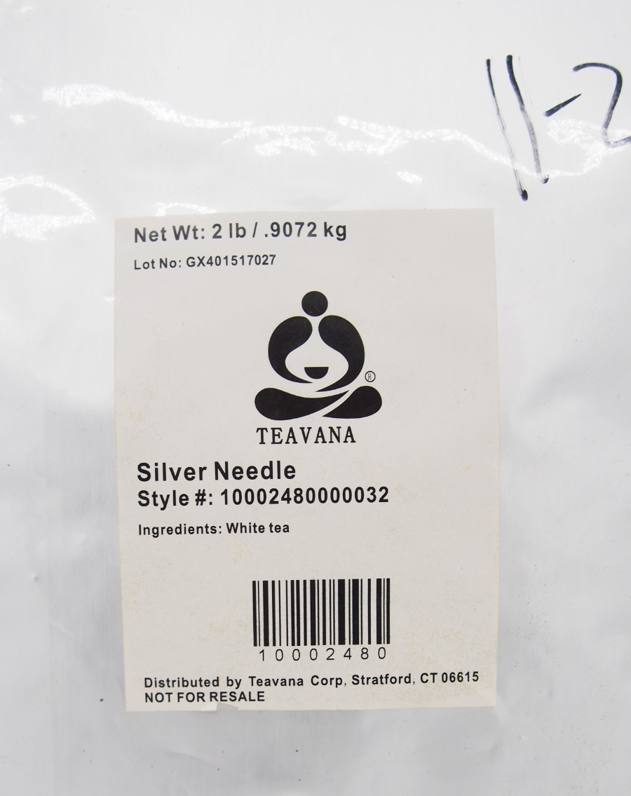TEAVANA Original SILVER NEEDLE Bagged White Loose Tea 2lb/ 32oz FACTORY SEALED