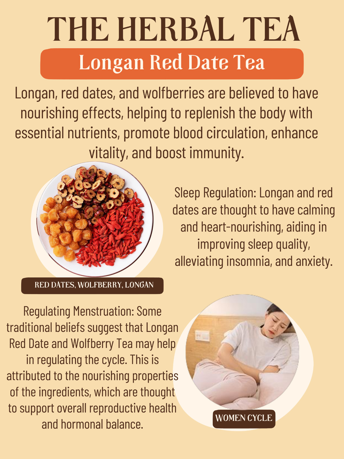 50 Packs Tea Bags – Red Date Kidney Health Herbal Tea Caffeine Free