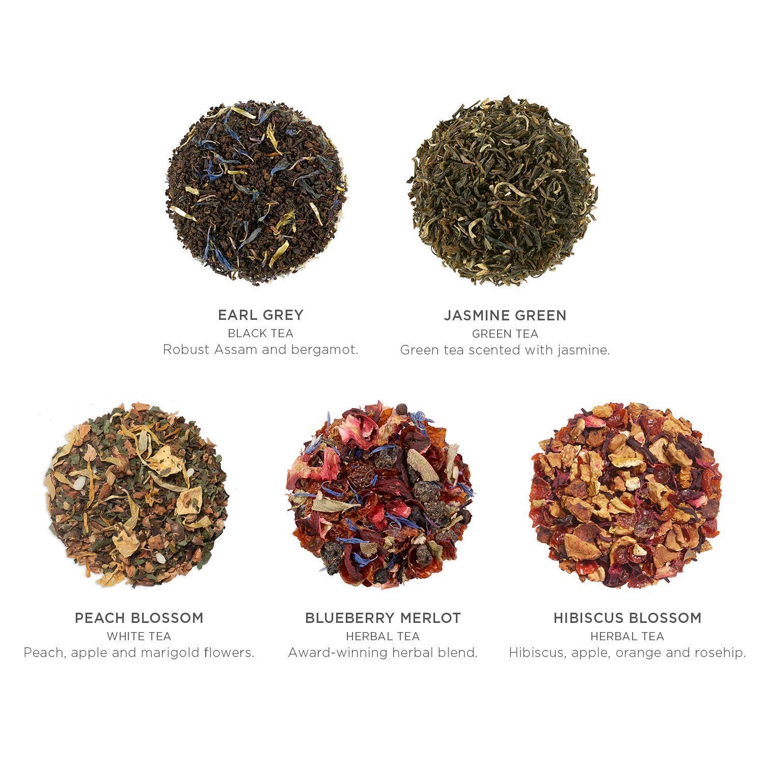 Tea Forte Fleur Tea Gift Set Cafe Cup Tray 10 Pyramid Infuser Tea Bags