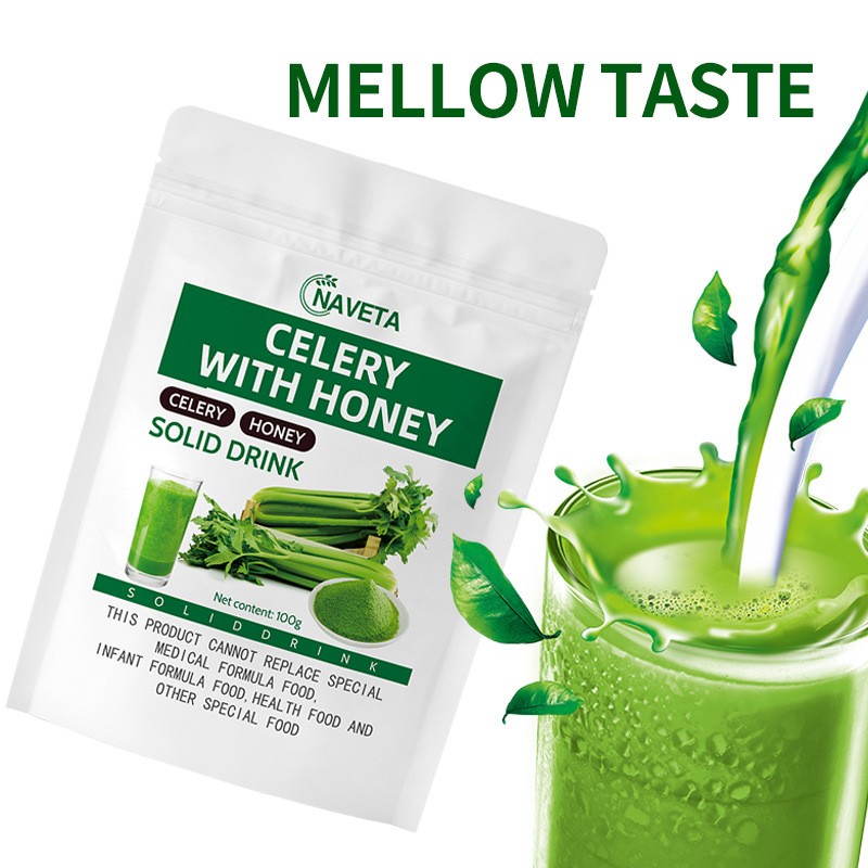 Detox Weight Loss Drink Honey Celery Powder Organic Mellow Taste 100g