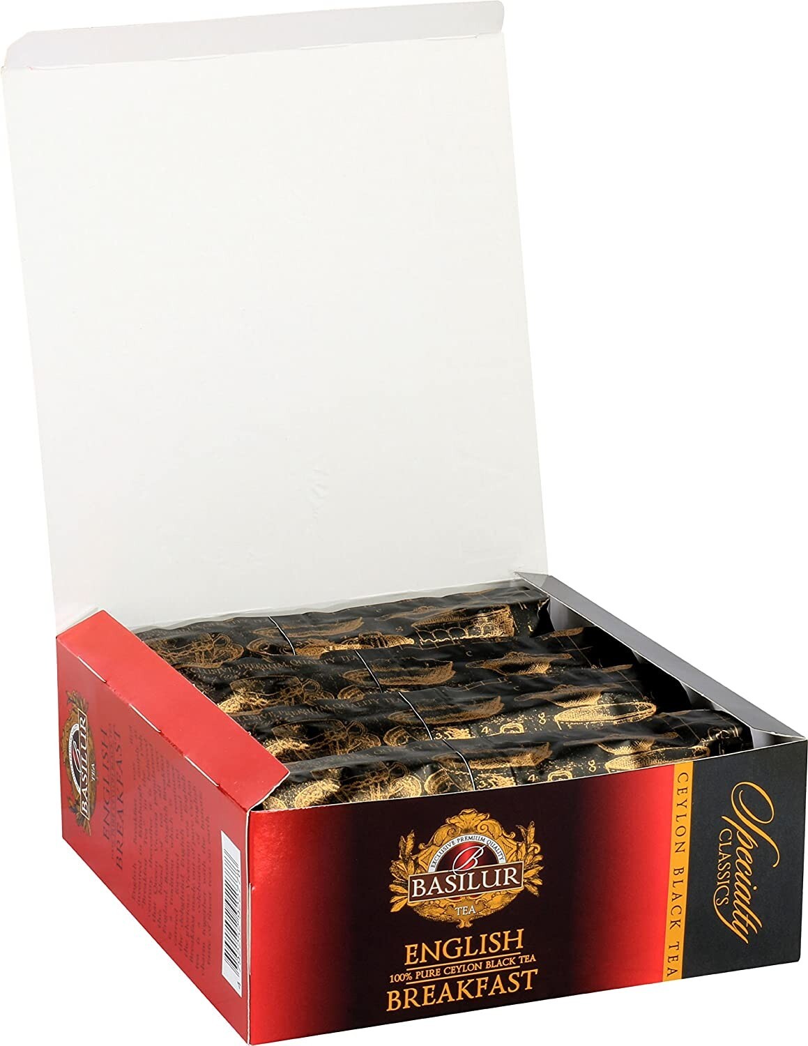 Basilur, English Breakfast pure Ceylon black tea, 100 tea bags