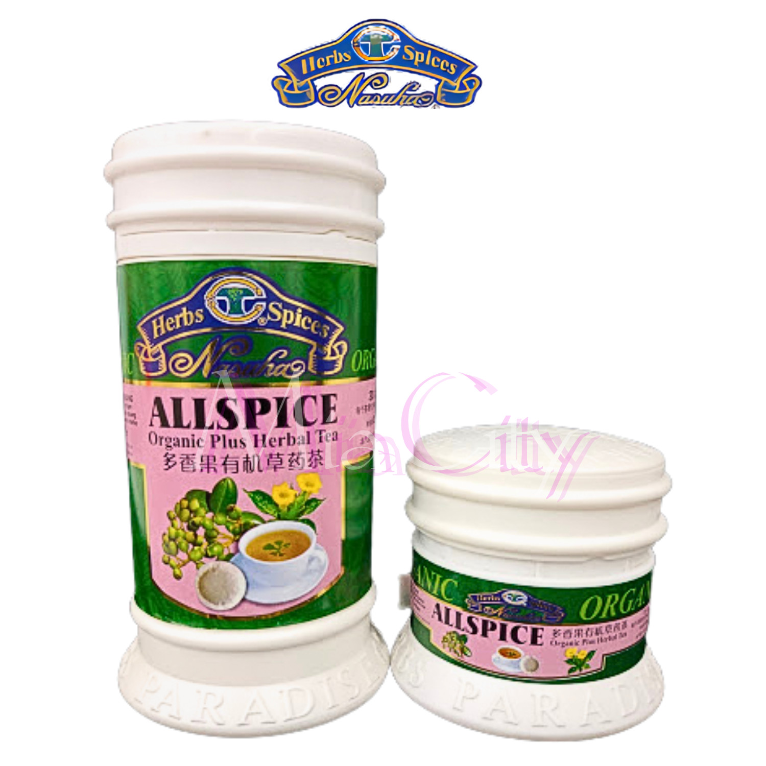 Herbs Spices ALLSPICE Organic Plus Herbal Tea 120g , 60g