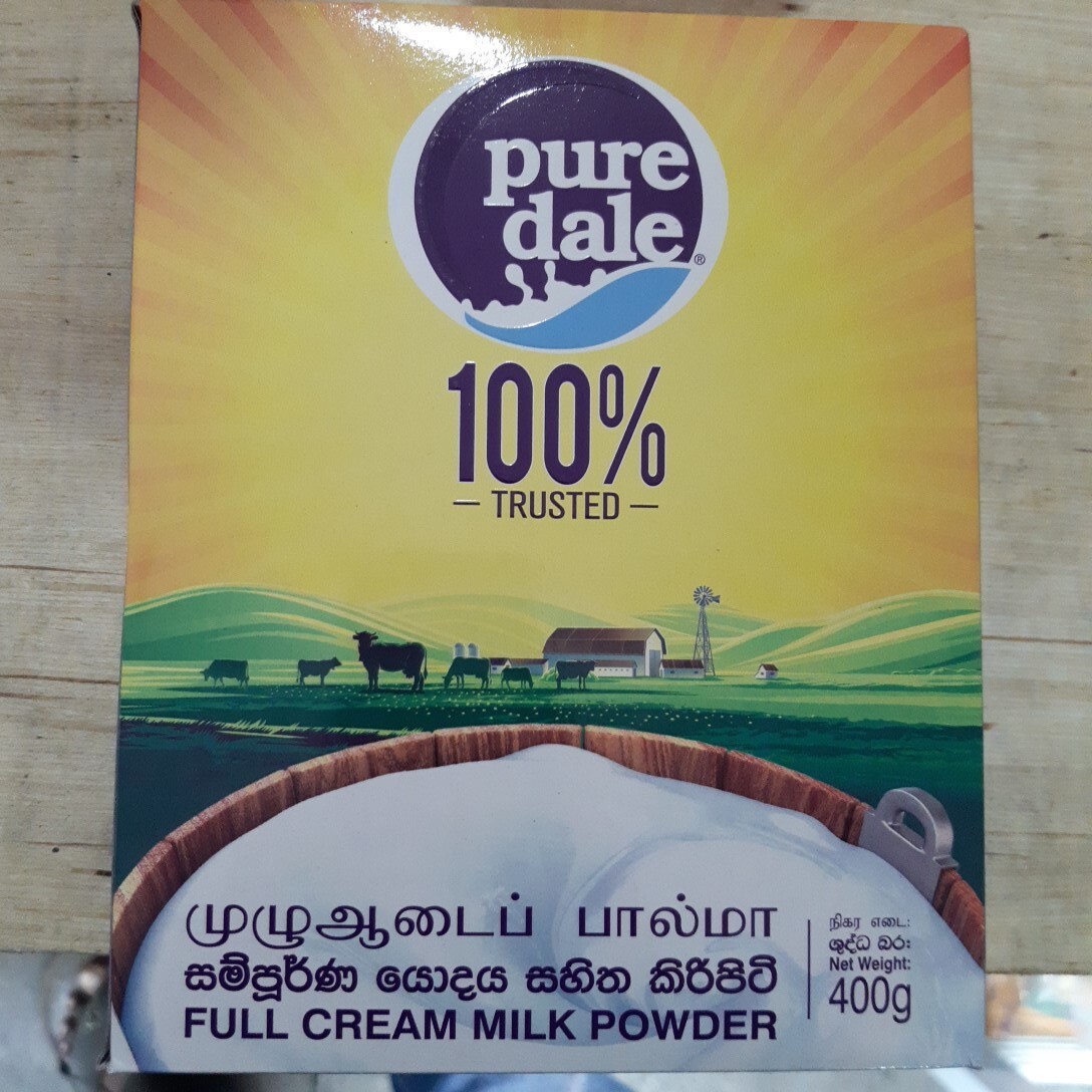 New Pure Dale Full Cream Milk Powder 400g 100% Trusted Free Shipping 14.1 OZ