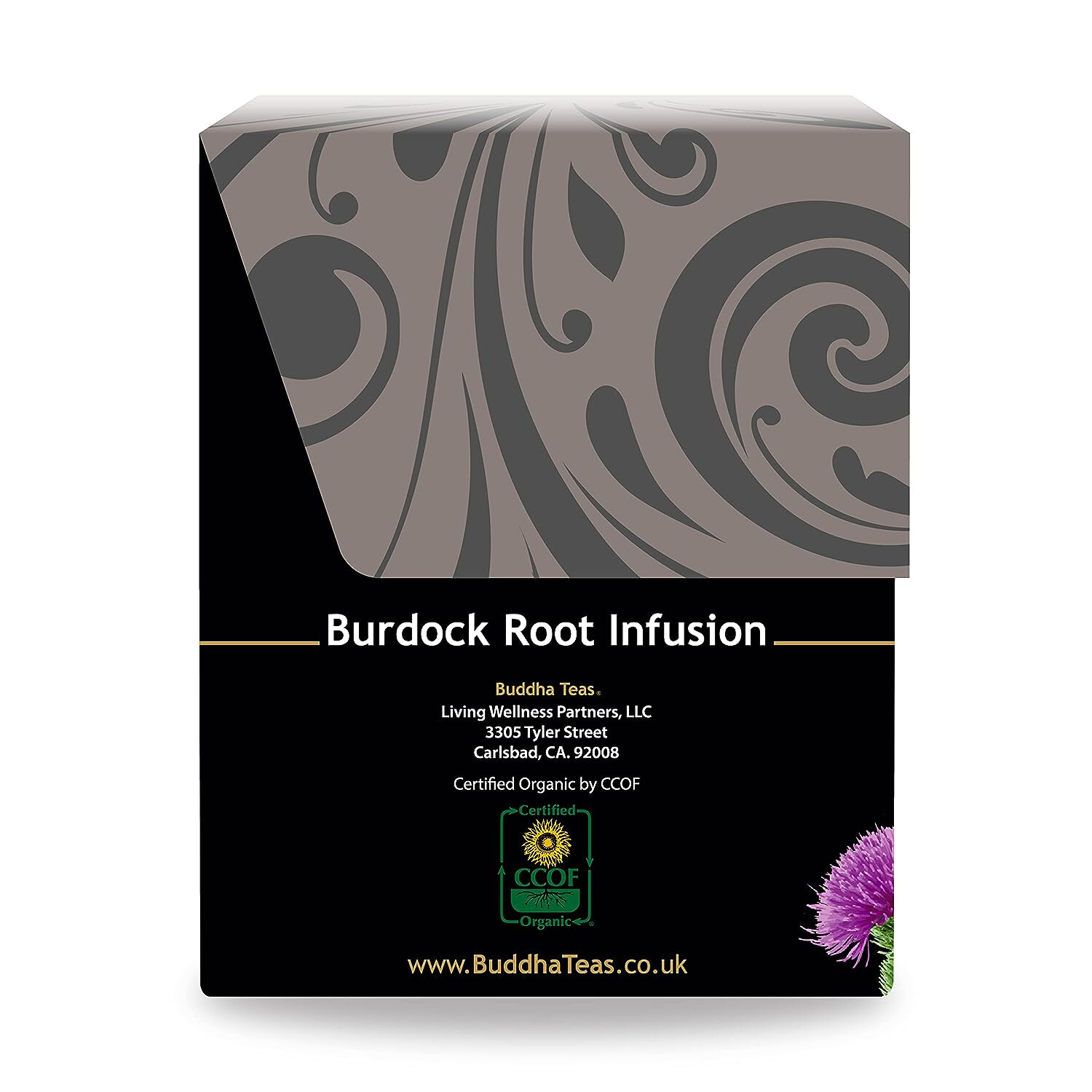 Buddha Teas Organic Burdock Root Tea, 18 Tea Bags