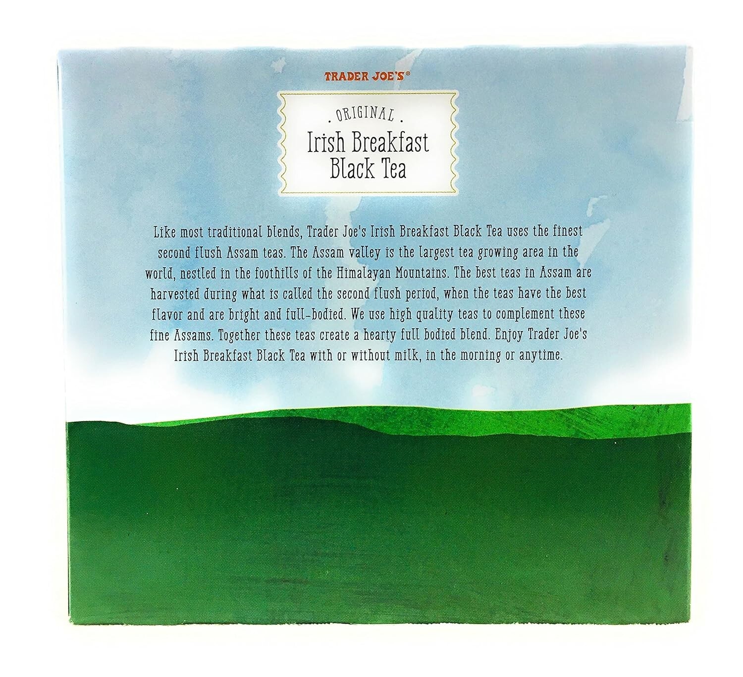 Trader Joe’s 8 oz Original IRISH BREAKFAST Black Tea 80-Tea Bags ** BB 2/2027 **