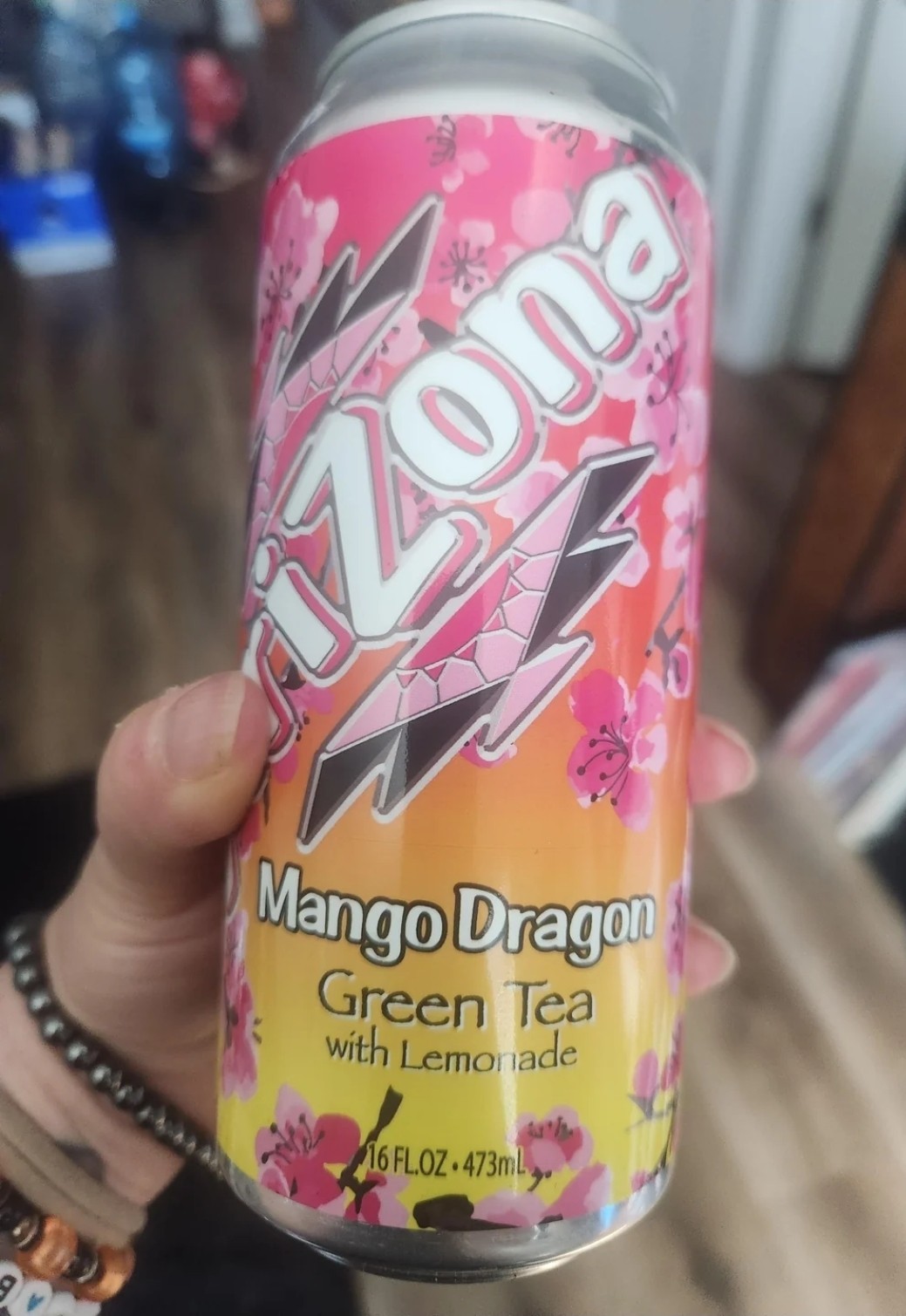 ULTRA RARE AriZona Mango Dragon Green Tea with Lemonade, 16 fl oz