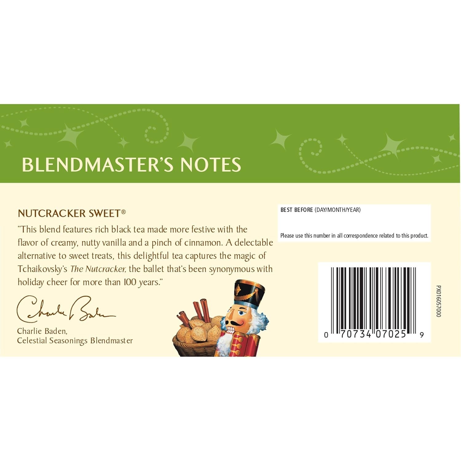 Nutcracker Sweet Black Tea – High Caffeine, Eco-Friendly Choice – 108 Teabags