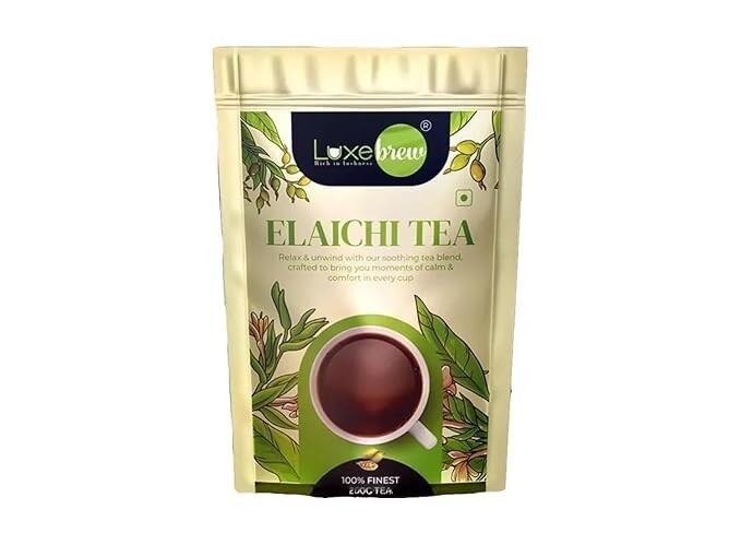 Luxebrew Elaichi Tea Blend Powder Refreshing Traditional Cardamom Flavoured 250g