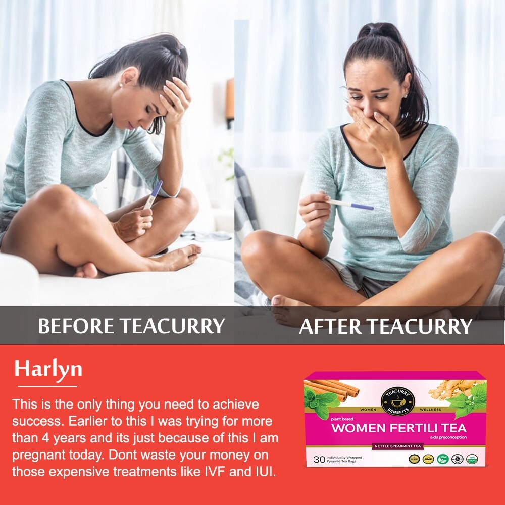 TEACURRY Women Fertility Tea – 30 Teabags