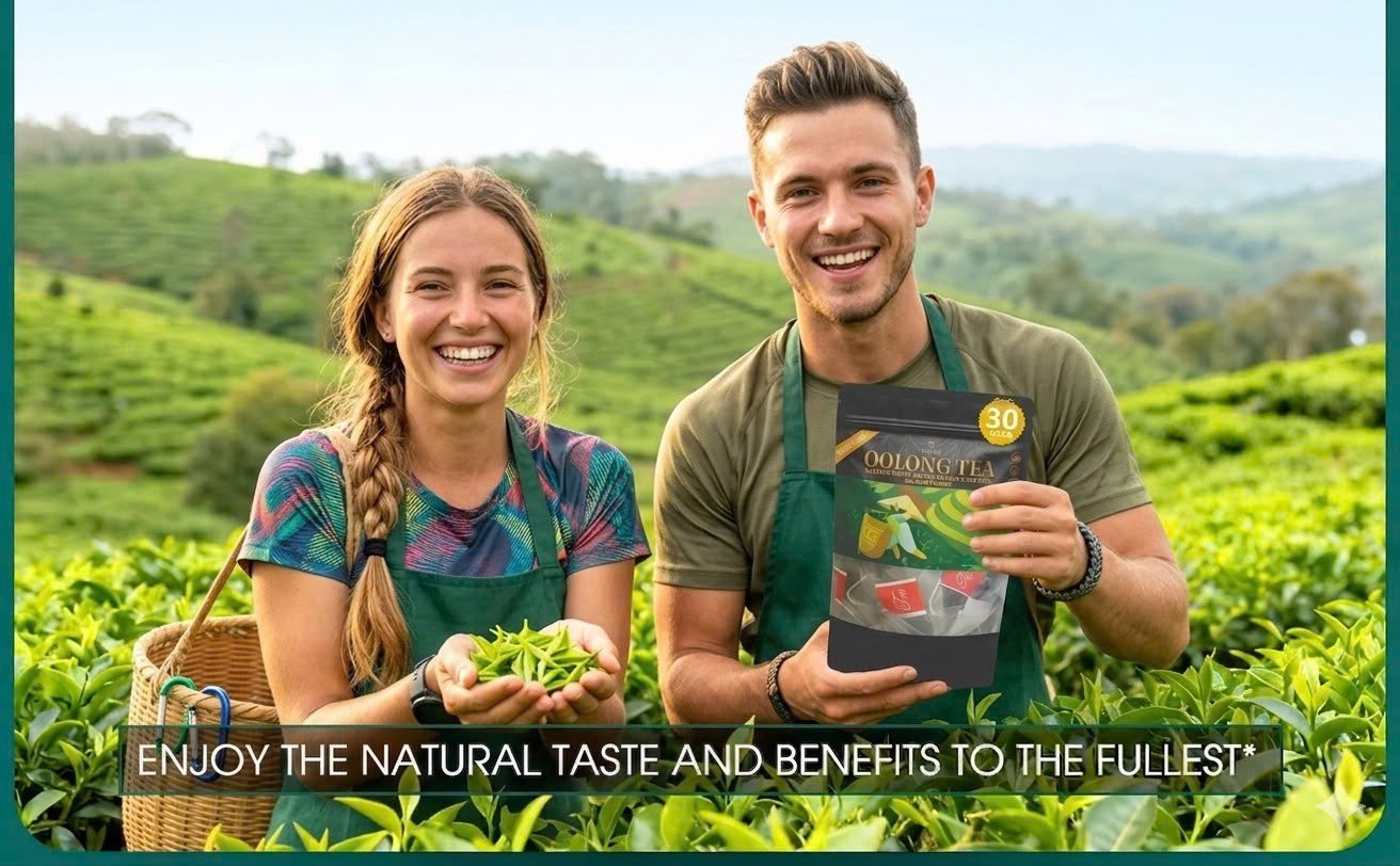 PiPi Tea Organic Oolong | 30 BAGS | Cortisol & Stress, Digestion and Metabolism