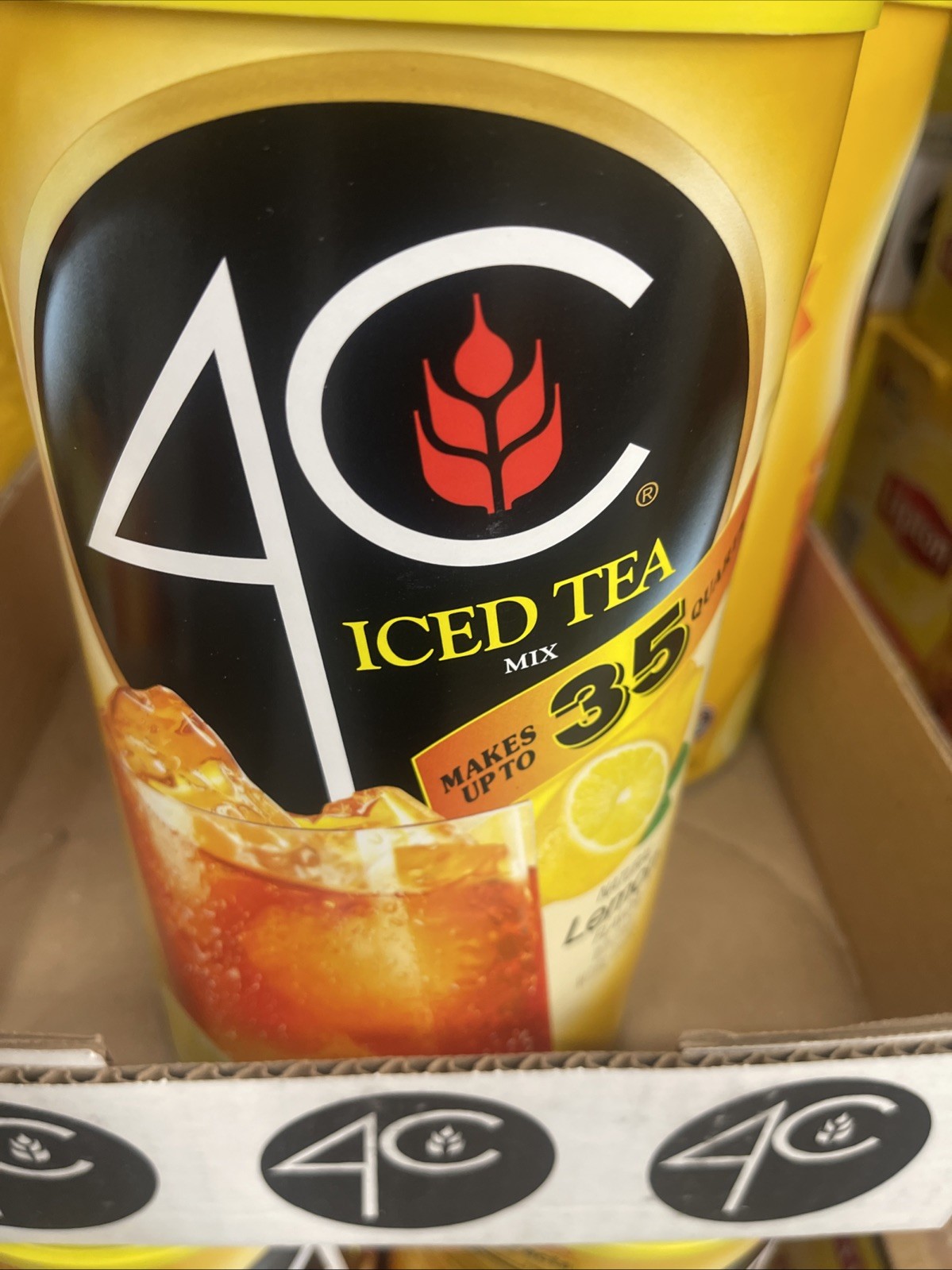 Tea Iced Lemon Mix Natural Flavor Naturally Contain Protective 5 Lb 2.6 Oz