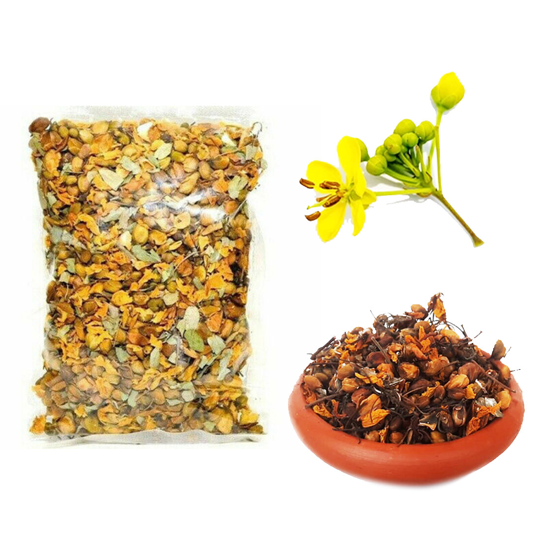 Ayurveda Ceylon Herbal Drink Ranawara Mal Sun Dried 100% Natural Products 50g
