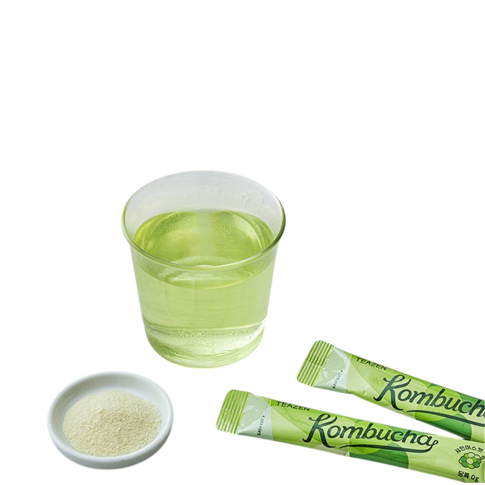 Teazen Kombucha Starter Pack Prebiotics Tea 20 Stick Set (5 Flavors × 4 Sticks)