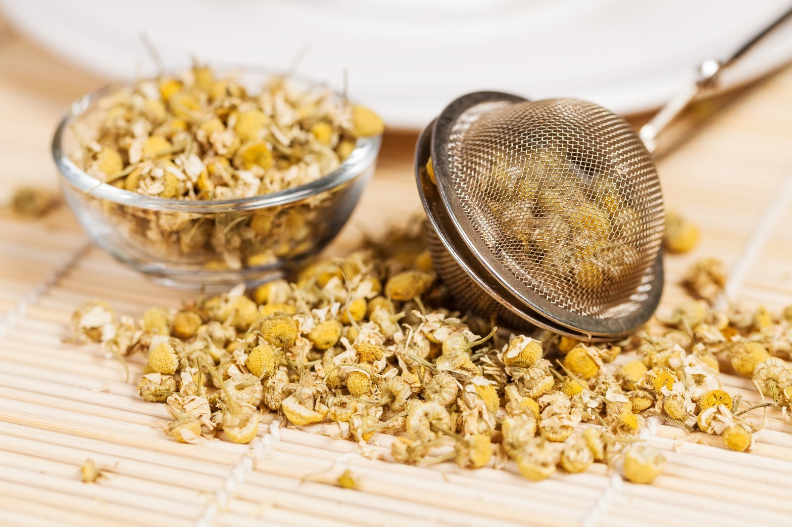 Chamomile Flowers Whole Organic Matricaria Chamomilla Loose Leaf Tea Bulk