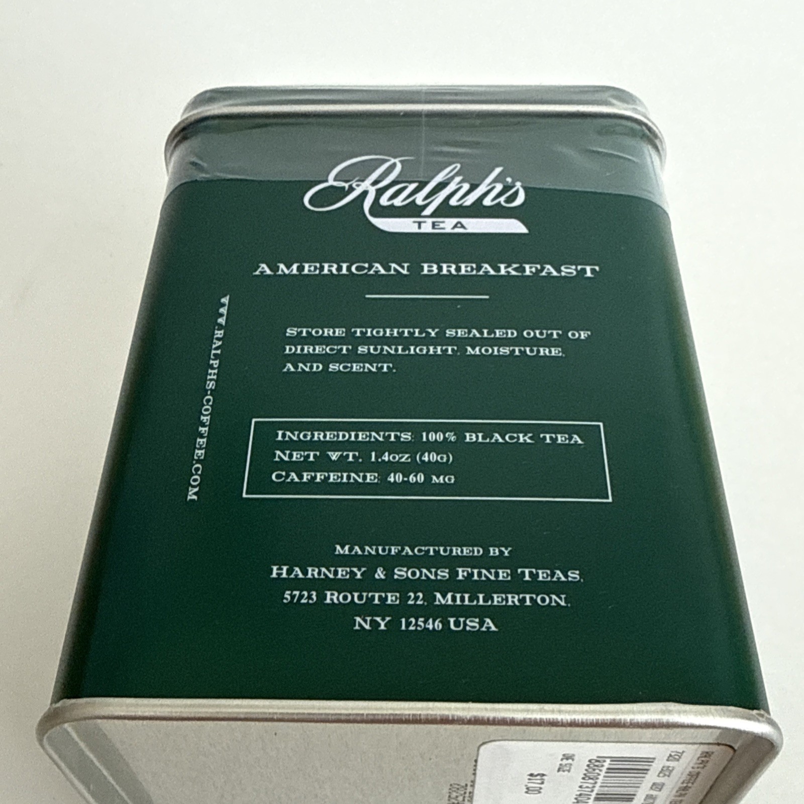 Ralph’s American Breakfast Tea And Signature Tin Ralph Lauren