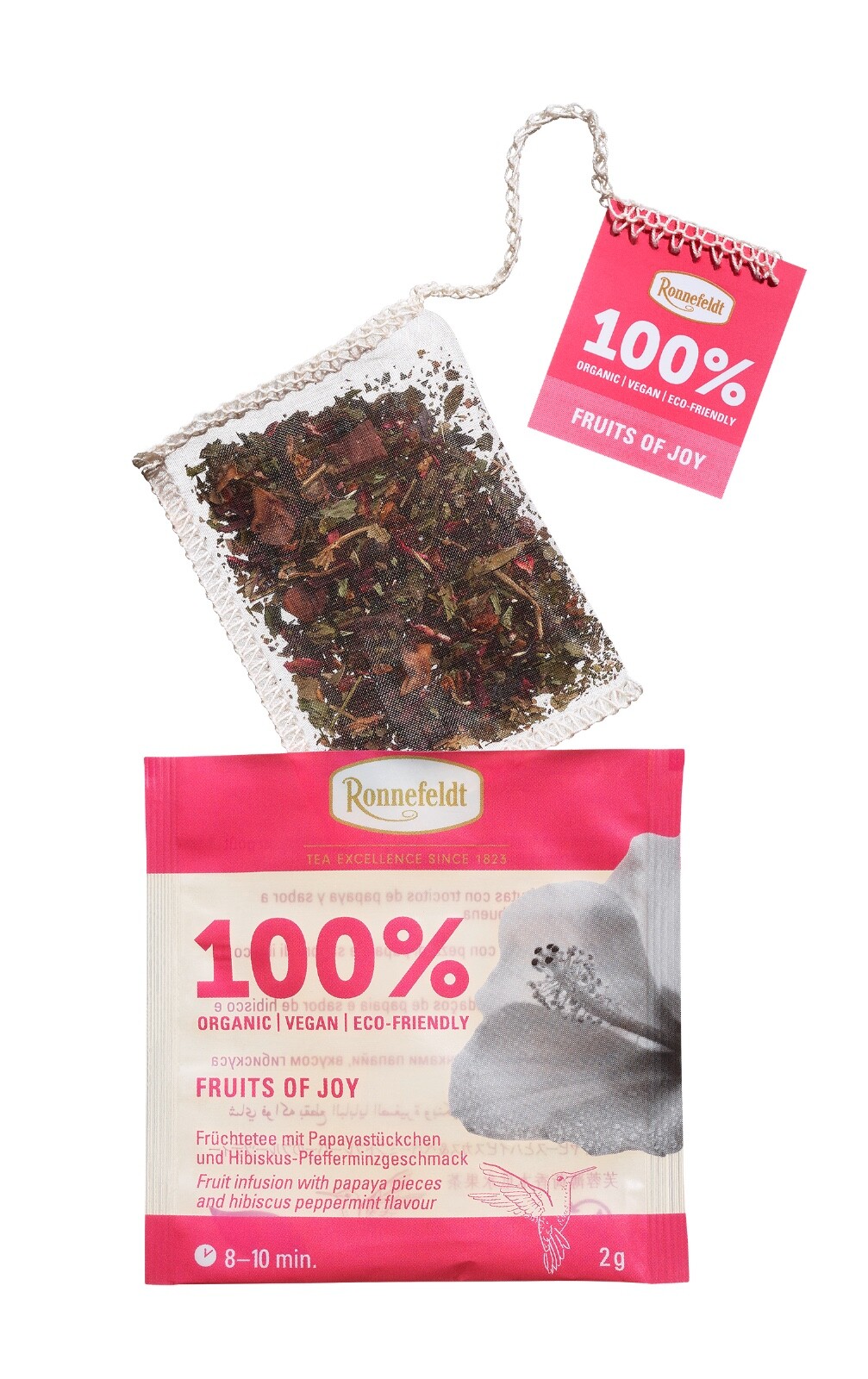 Ronnefeldt 100% FRUITS OF JOY Caffeine free Herbal tea. 15 Tea bags