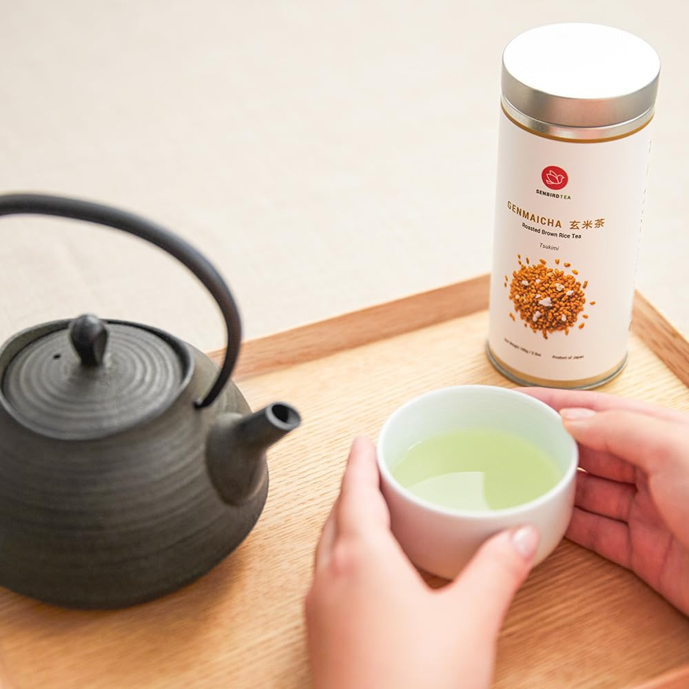 Premium Genmaicha – Caffeine-Free Japanese Mochi Rice Tea – from Hokkaido, Japan