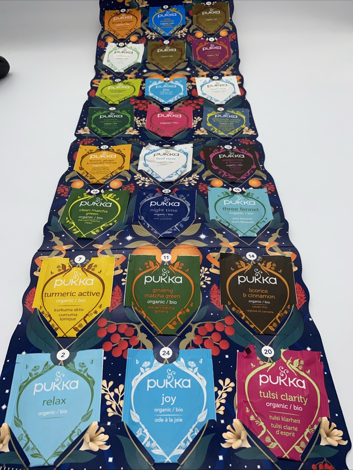 Pukka Organic Tea Relax Selections 24 Pack Of Tea Elderberry Ginger Matcha