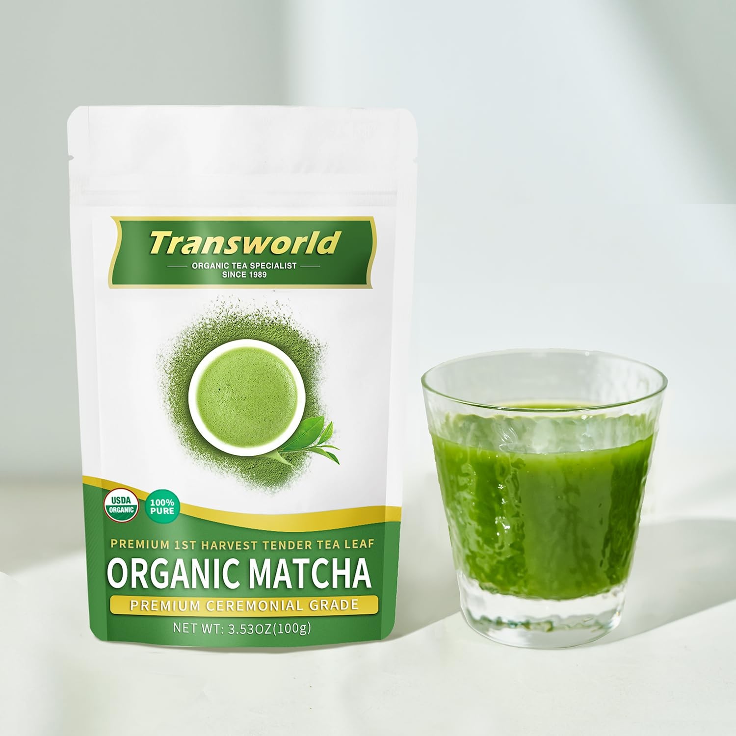 Organic Matcha Green Tea First Harvest Ceremonial 100% Pure Premium Matcha fo…