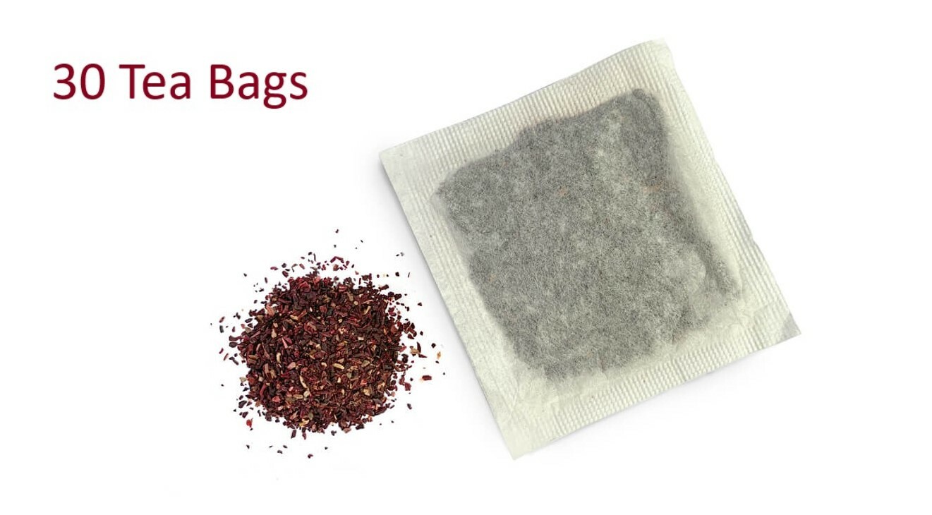 Hibiscus Tea Bag ~ 30 to 90 Bags ~ Natural ~ Hibiscus Sabdariffa ~ 100% Premium