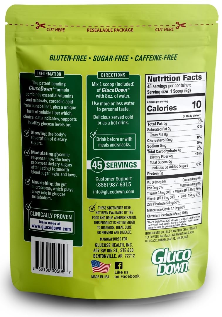 Delicious Lemonade & Tea Mix, Patent Pending Dietary Fiber Formula for Mainte…