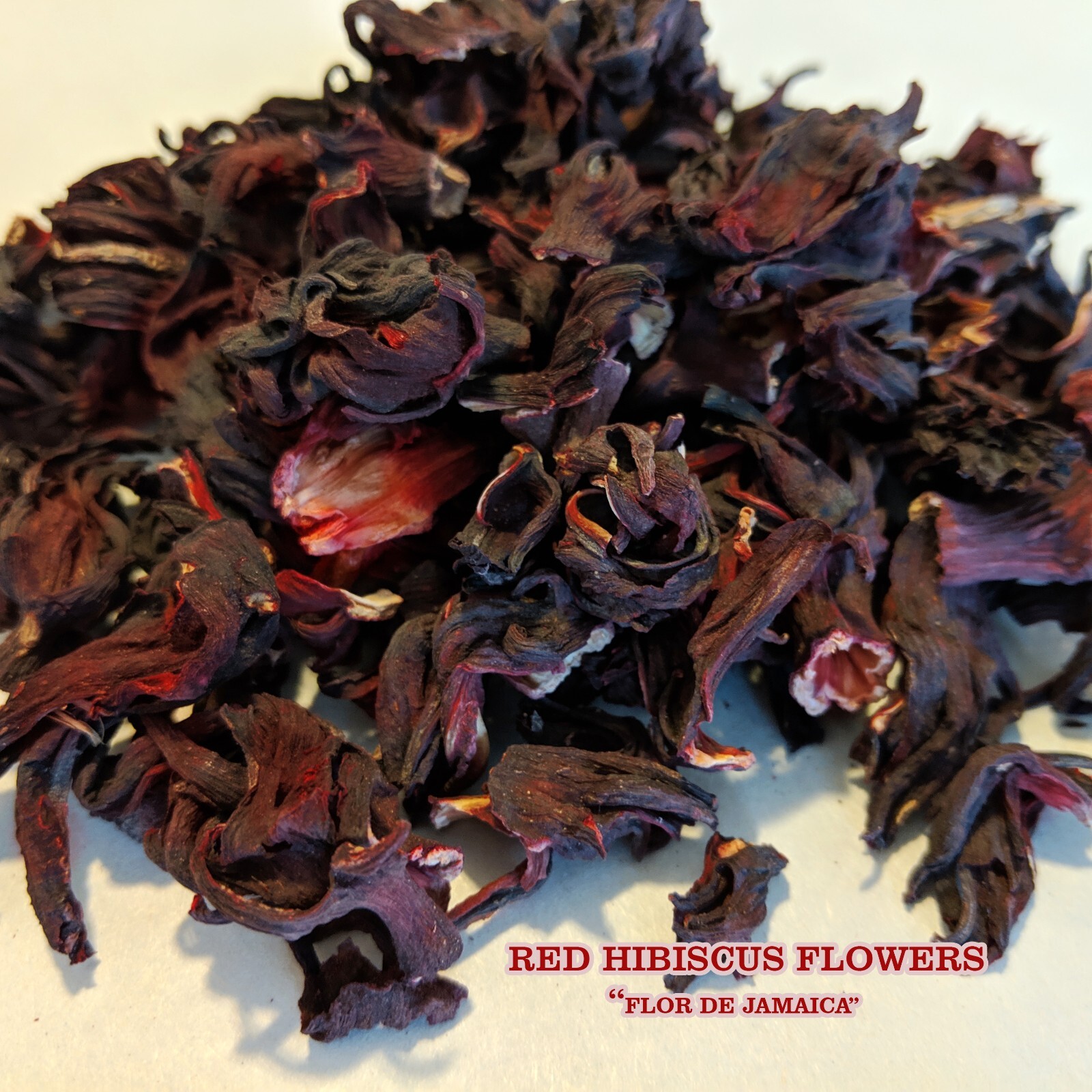 1 Lb Organic Real Dried Cut Hibiscus Flowers Tea, Te Jaimaica