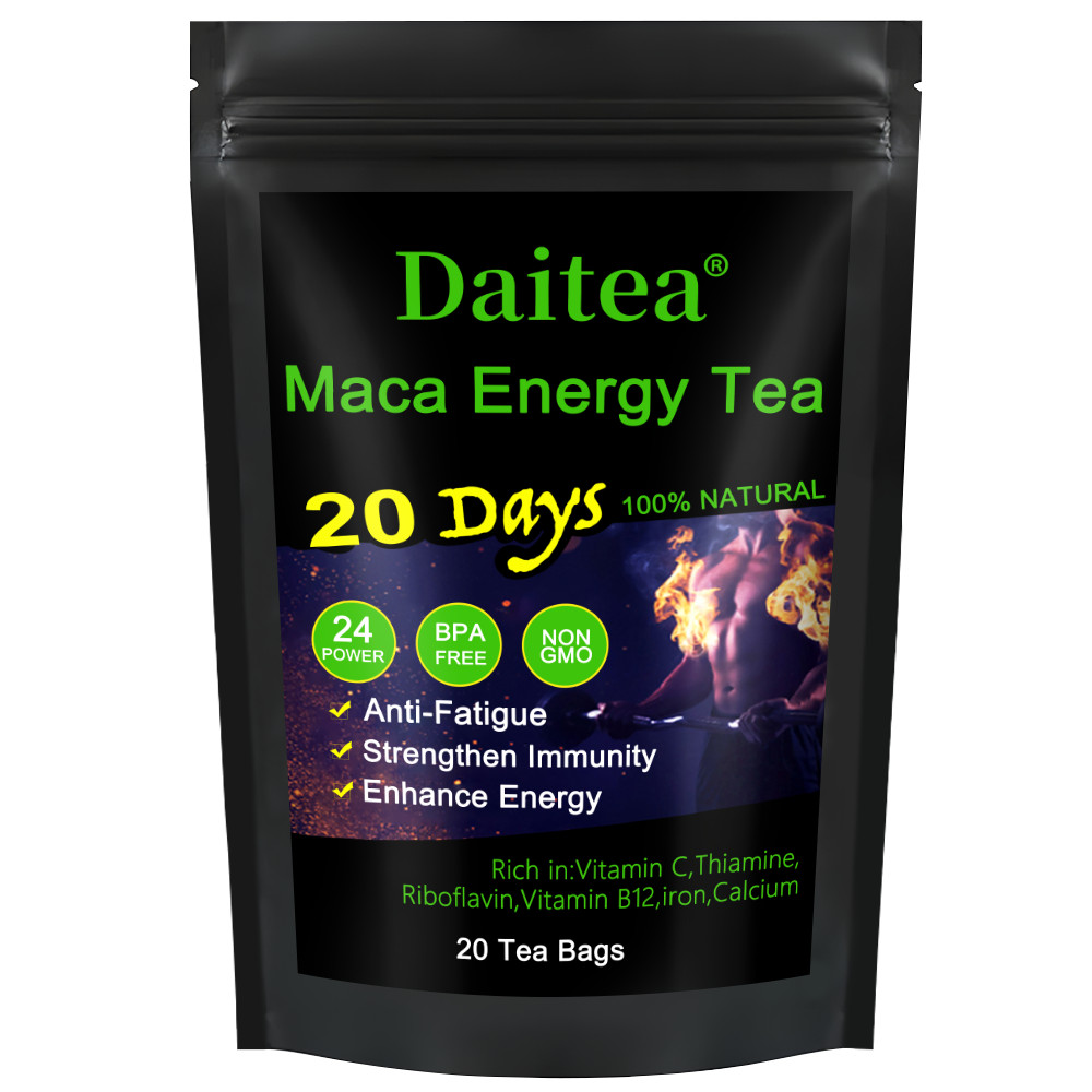 Maca Energy Tea – Male Testosteron Booster, Boosts Energy and Stamina 10/20 bag