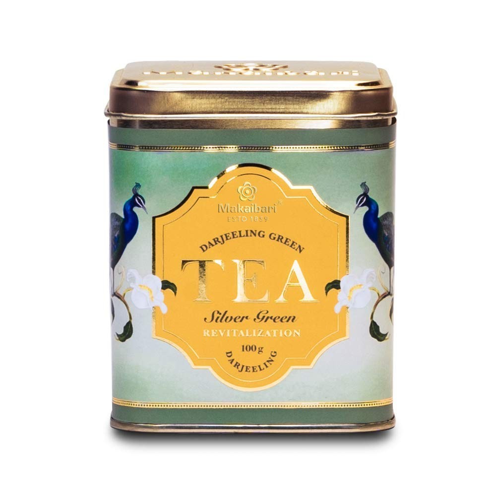 Makaibari Tea Treasures Silver Green Darjeeling 100gm LONG EXPIRY