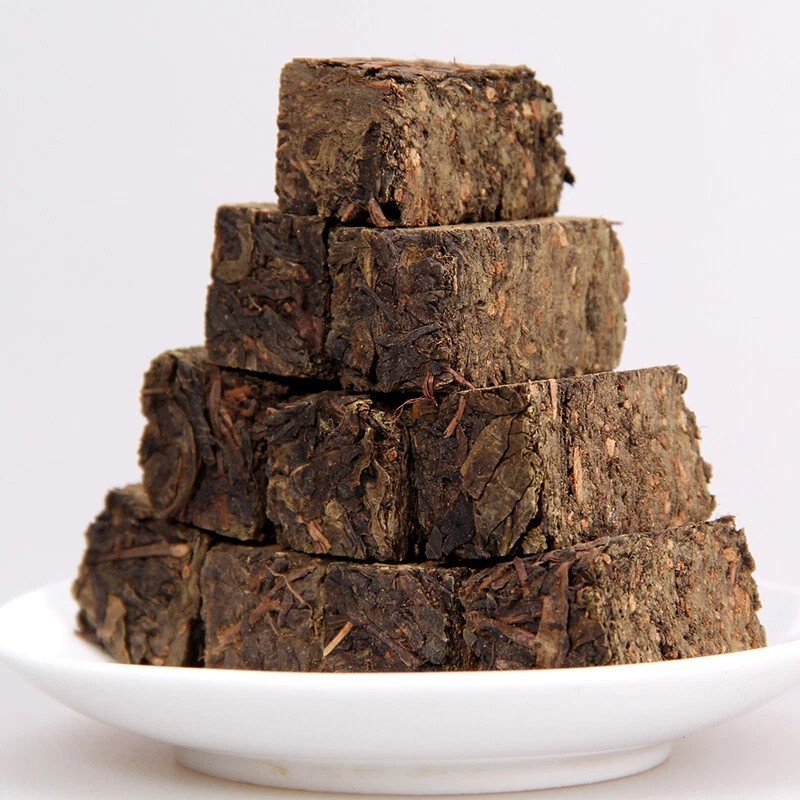 250g 2016 Anhua Dark Tea Instant Hei Cha Mini Brick Fu Zhuan Golden Flower Tea