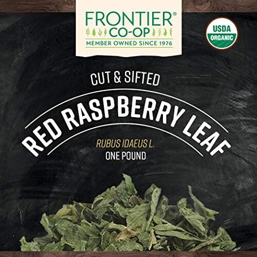 Frontier Co-op Organic Red Raspberry Leaf 16 Fl Oz Herbal Supplement Tea