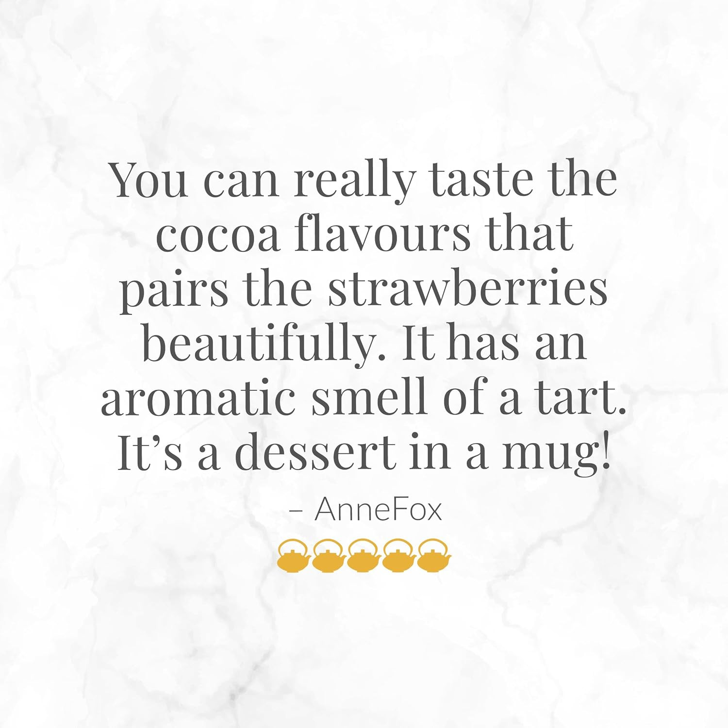 – Strawberry Cuppa Chocolate Tea Bags, Low-Caffeine, 36 Servings