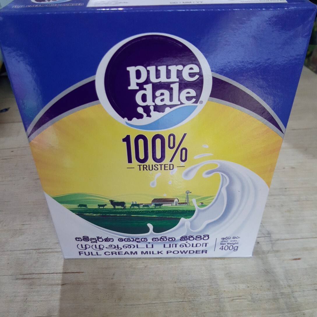 New Pure Dale Full Cream Milk Powder 400g 100% Trusted Free Shipping 14.1 OZ