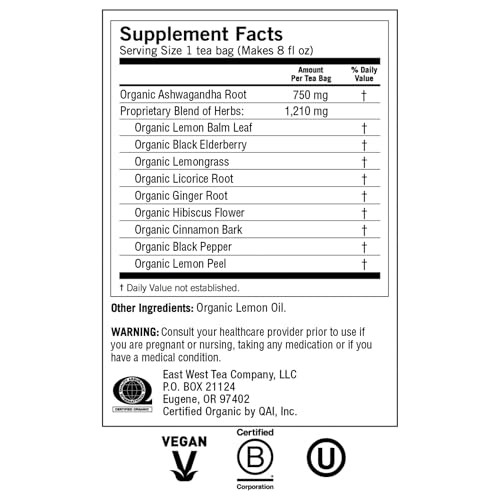 Yogi Elderberry Lemon Balm Herbal Tea Immune And Stress Support 16 Count