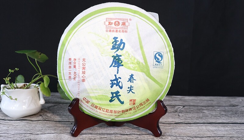 Mengku Rongshi Spring Tips 2007 Shen Puer Qing Bing 400g Raw Puerh Tea Cake 400g