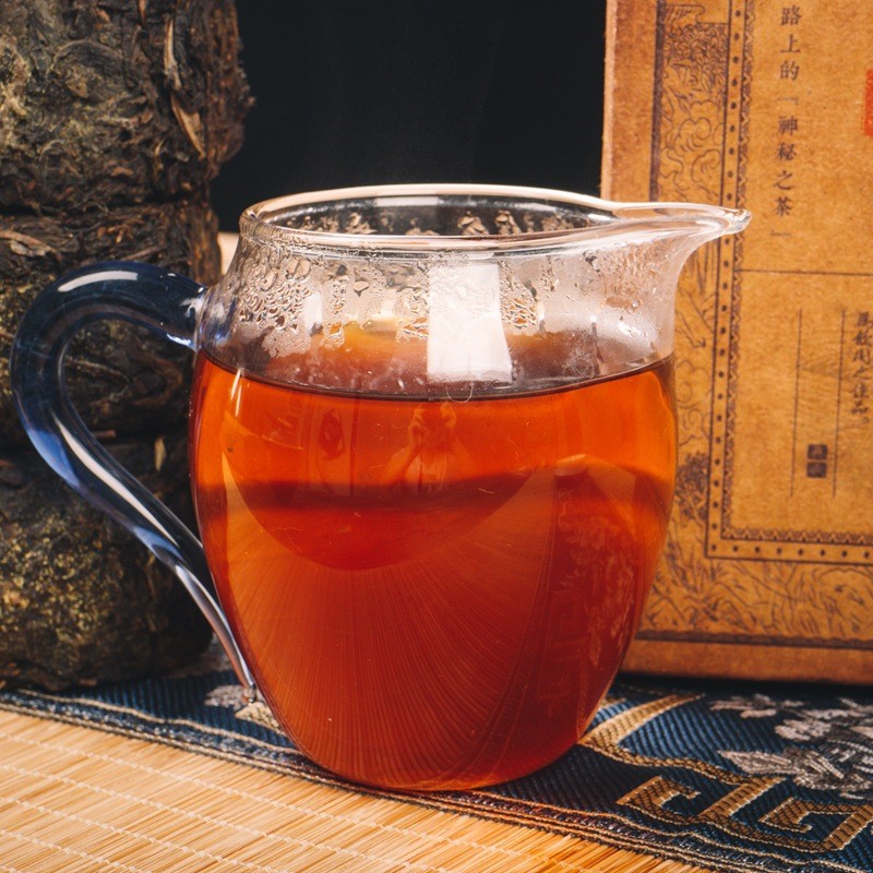 1000g Premium 2015 Tianjian Fu Jin Flower Fu Tea Handmade Old Black Tea Brick