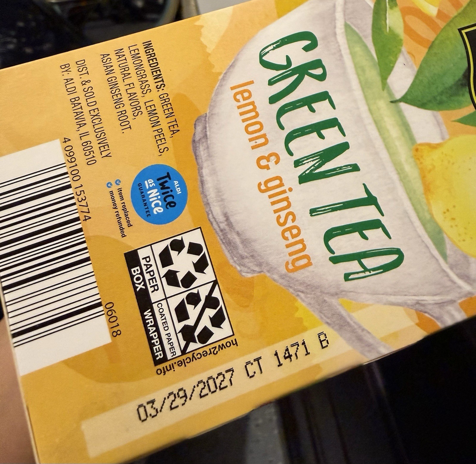 Benner Tea. 2 Flavors. 15 Boxes. Not Expired Until 2027. Brand New.