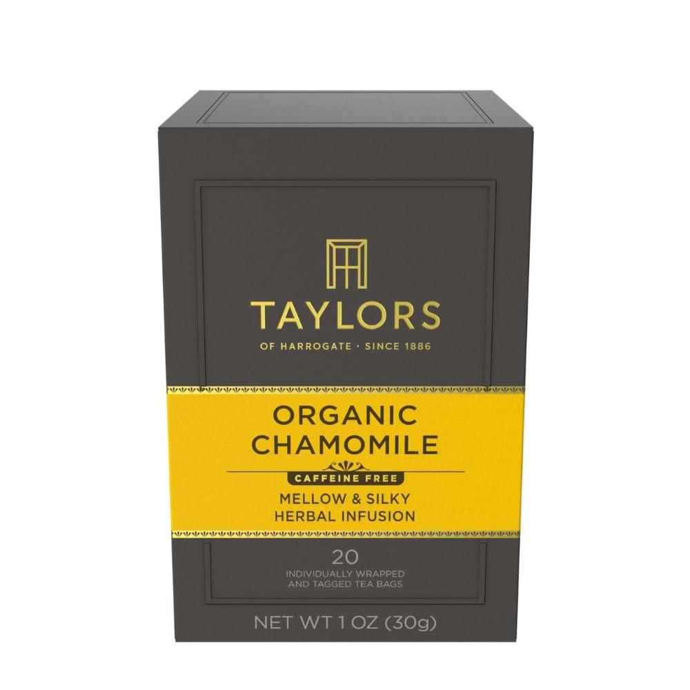 Taylors of Harrogate Organic Chamomile Herbal Tea, 20 Count (Pack 1)