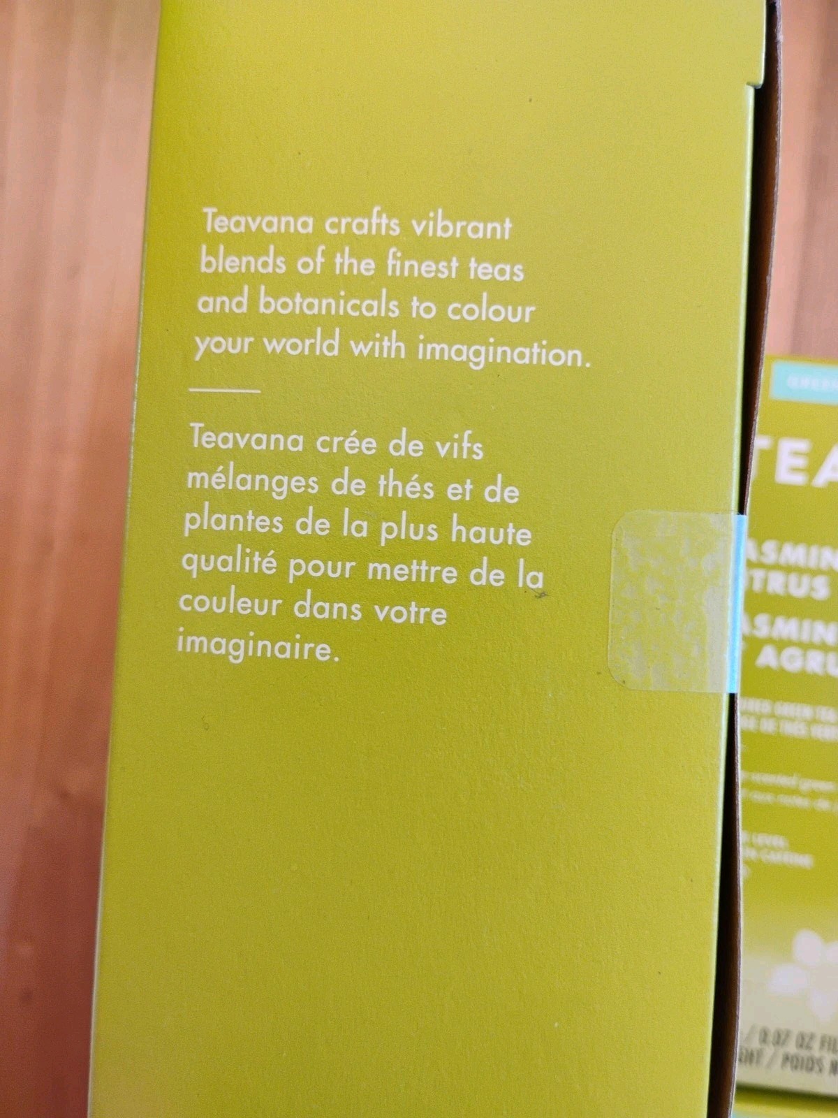 6x Teavana Jasmine Citrus Green Tea 24ct. Filterbags Best Before:11/26/25 NIB