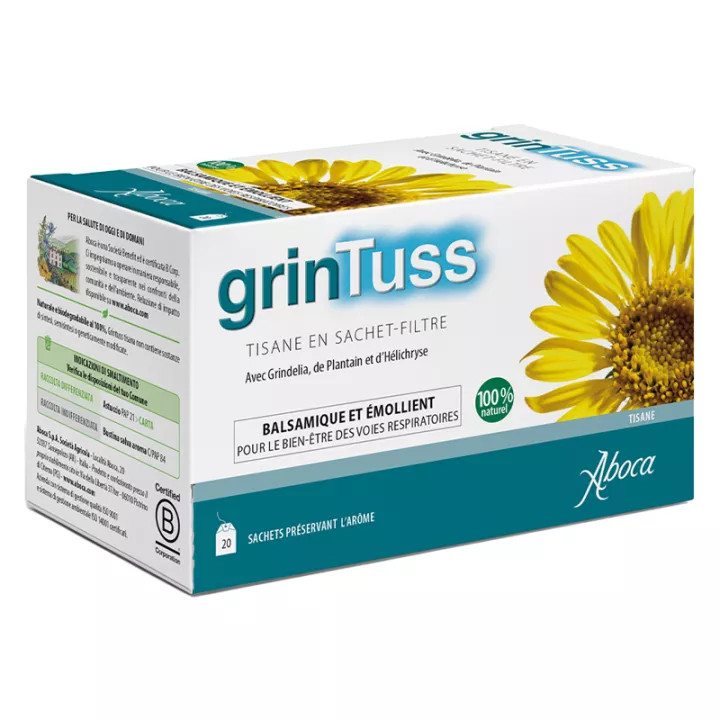 Aboca Grintuss Herbal Tea 20 Sachets