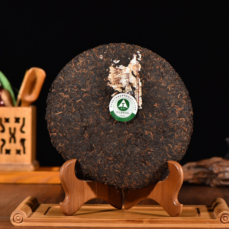 400g Yunnan Mengku Ripe Pu-erh Tea Gong Ting Royal Old Puer Cake Natural