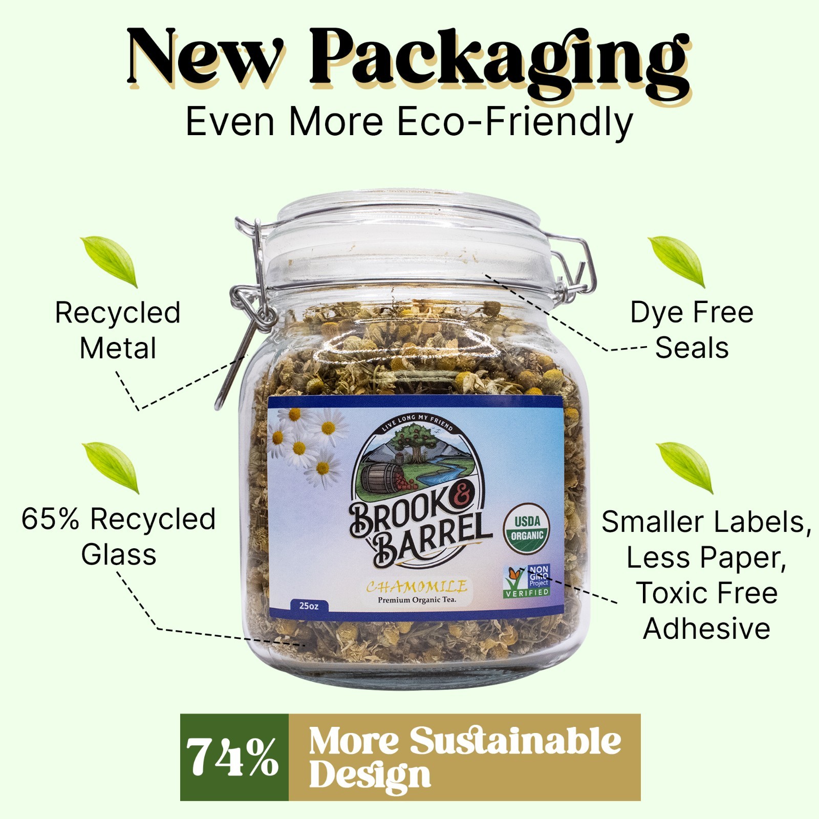 Organic Chamomile Tea Loose Leaf | Farm to Table | Premium Taste | Relaxing Herb