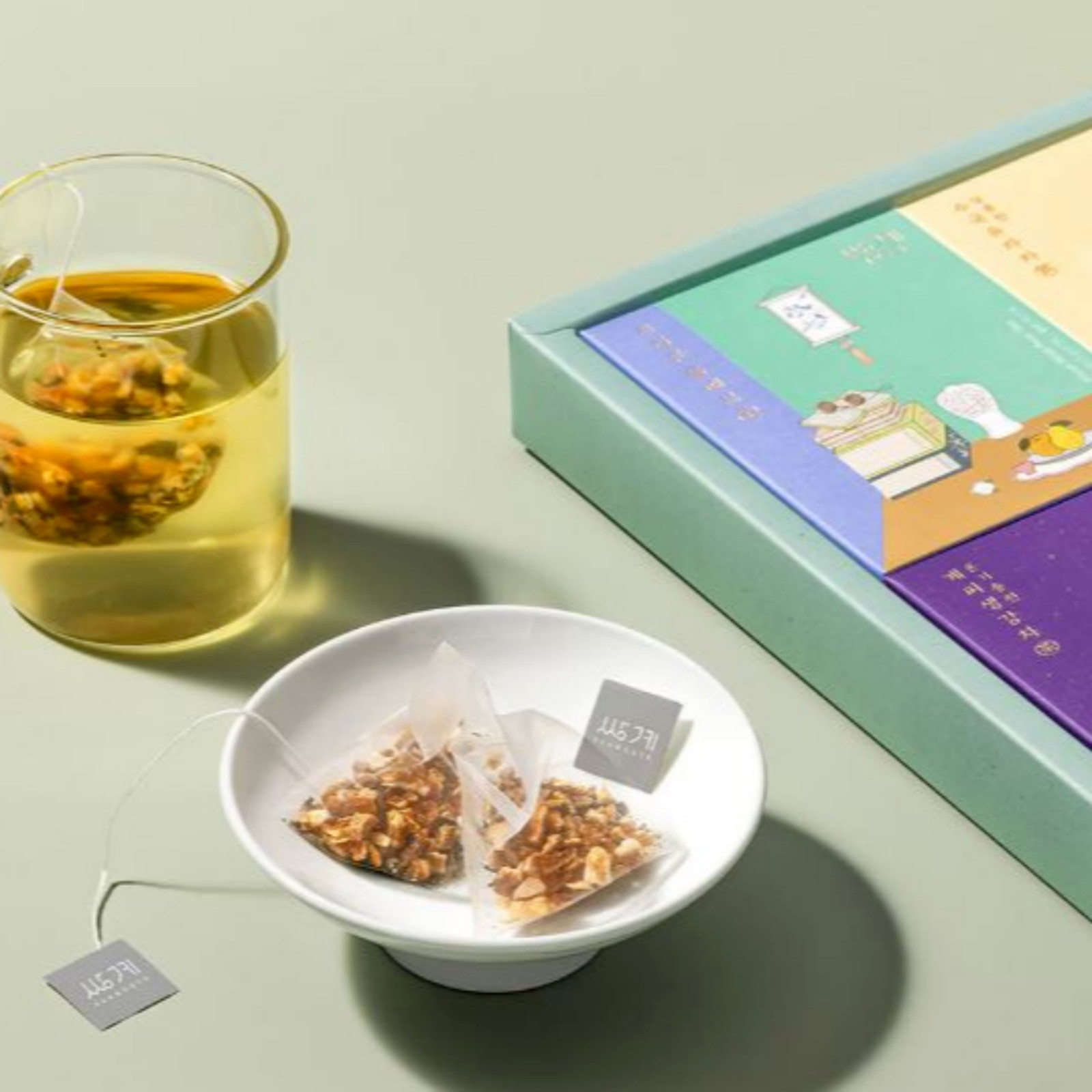 Ssanggye Korean Traditional Tea Rich Taste 4 Type x 3EA Health Premium Tea Set