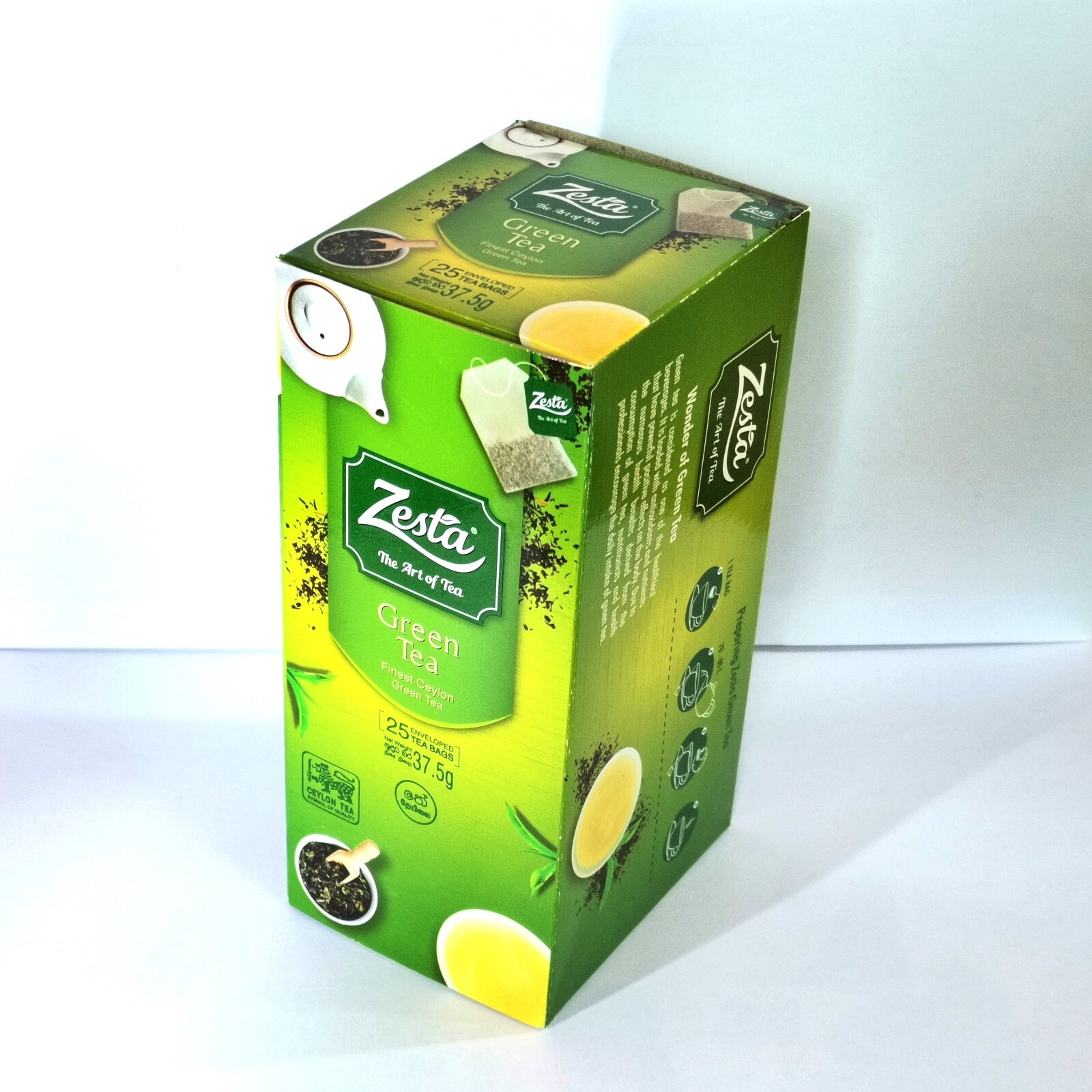 Ceylon Green Tea Bags 100% Natural Pure Herbal Organic Healthy Premium Quality
