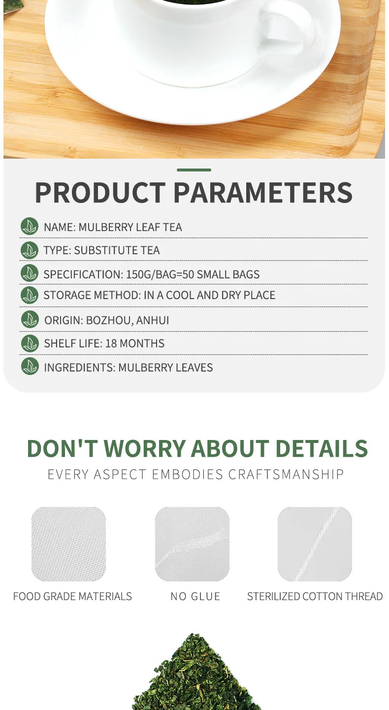 Mulberry Leaf Tea Natural Healthy Premium 150g