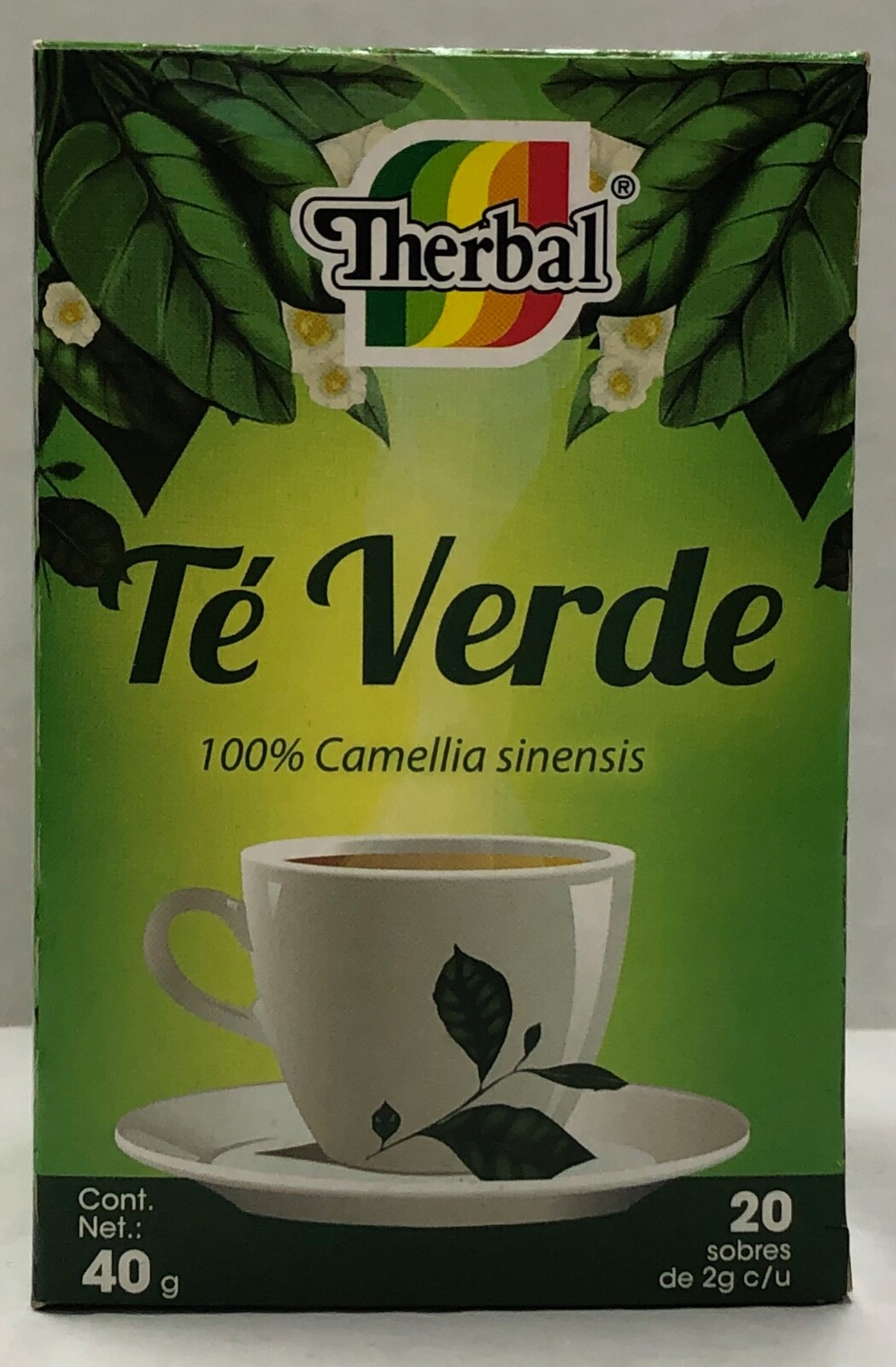 Therbal Green Tea Infusion Herbs Te Verde Te Instantaneo 20 tea bags